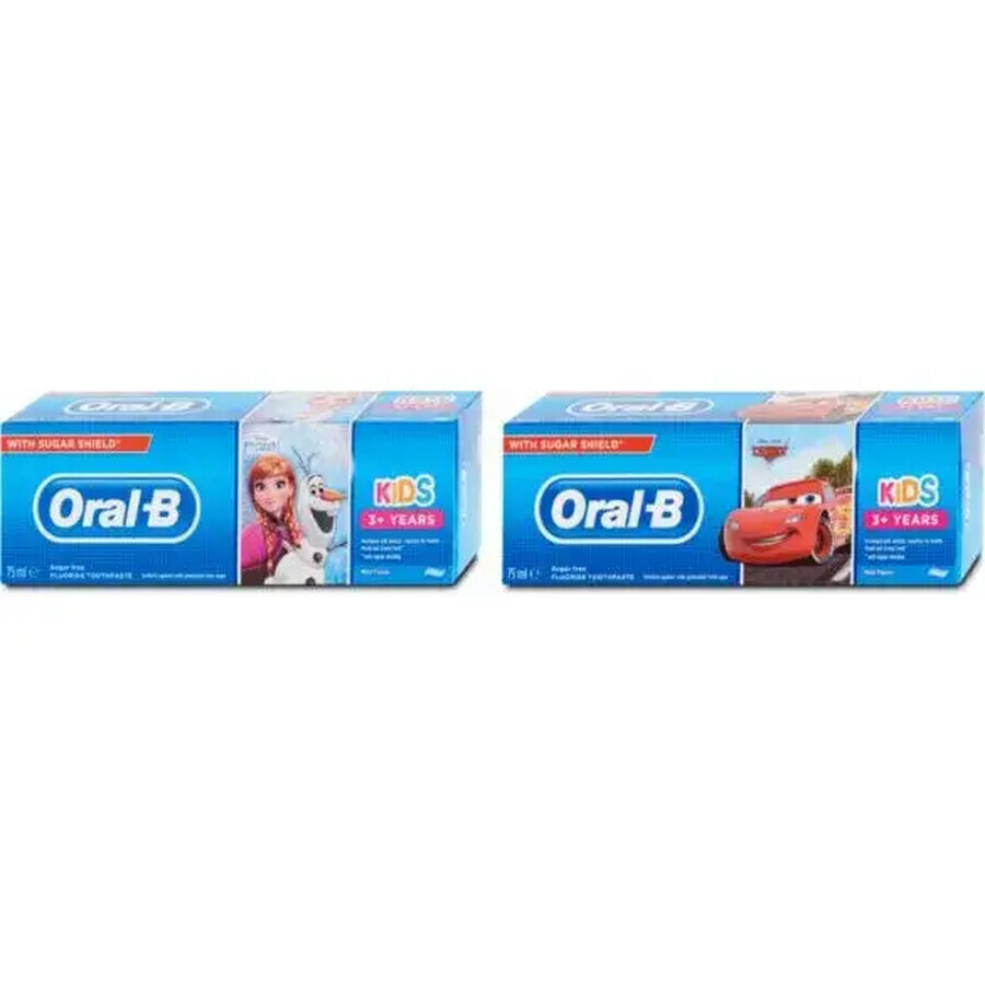 ORAL-B KINDERPASTE FROZEN & CARS 3R+ 75ML