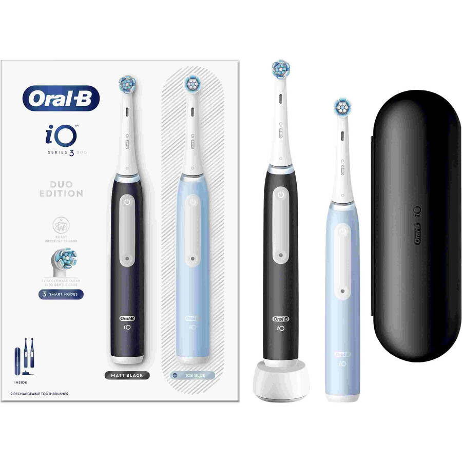 Oral B EK Duo iO iO Series 3 Black and blue