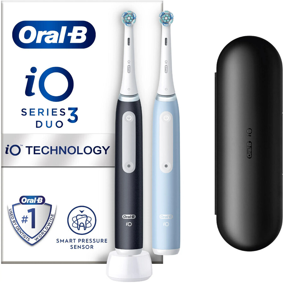 Oral B EK Duo iO iO Series 3 Black and blue