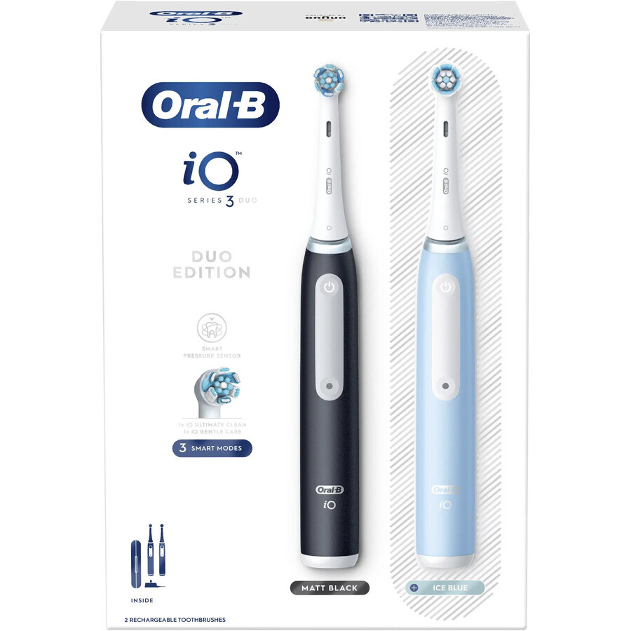 Oral B EK Duo iO iO Series 3 Black and blue