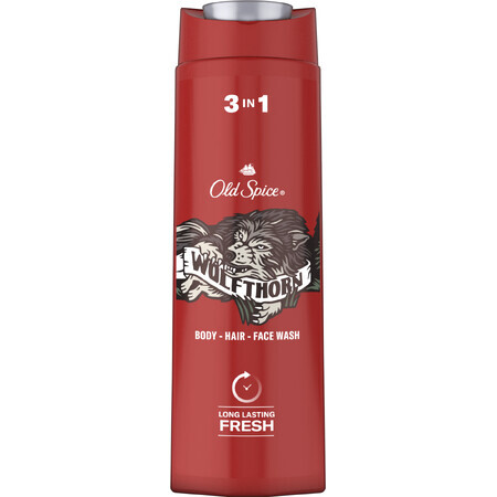 Old Spice WolfThorn 3in1 Gel de duș cu aromă tropicală de citrice 400 ml