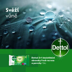 Dettol Toallitas Desinfectantes 2 en 1 para Manos y Superficies 15 uds.