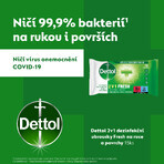 Dettol Toallitas Desinfectantes 2 en 1 para Manos y Superficies 15 uds.