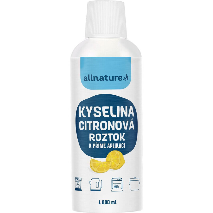 Allnature Zitronensäure Lösung 1000 ml