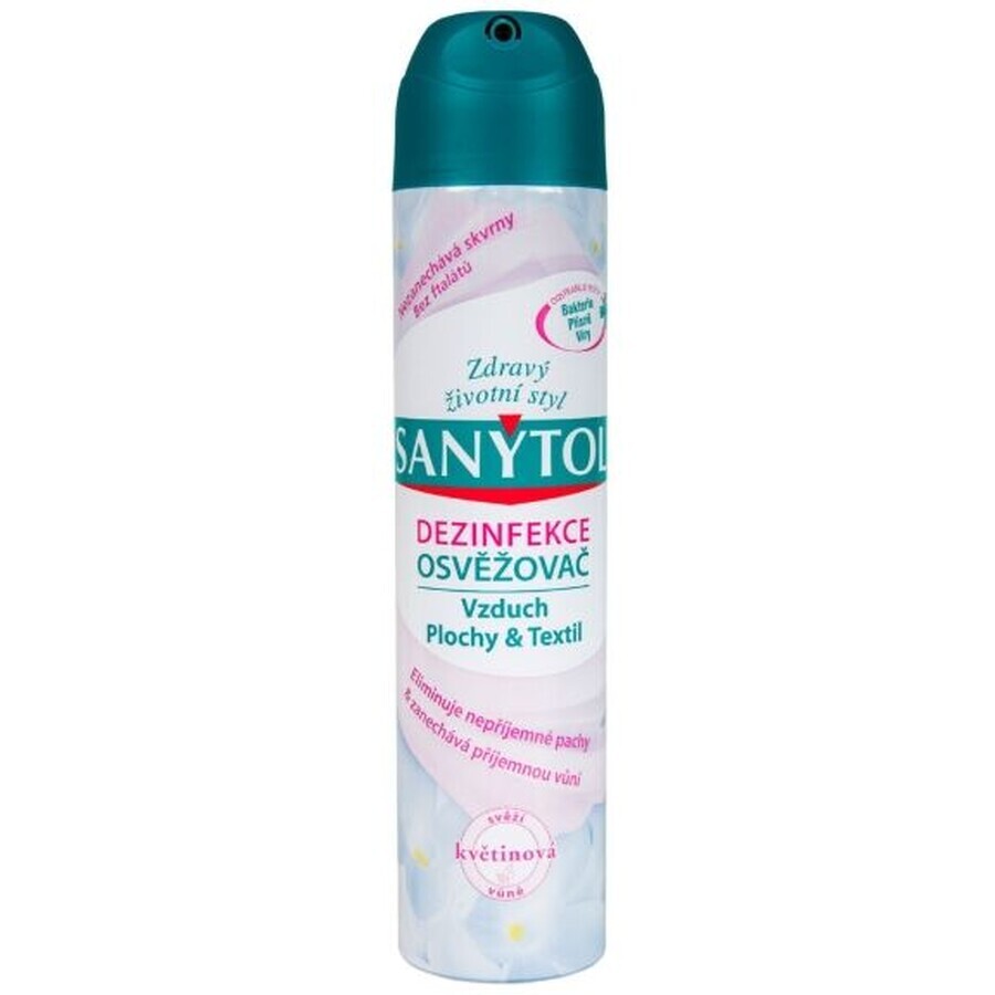 Sanytol Deodorant disinfectant for air, surfaces and fabrics Floral fragrance 300 ml