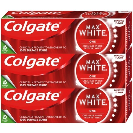 Colgate Max White One Sensational Mint Zahnpasta 3 x 75 ml