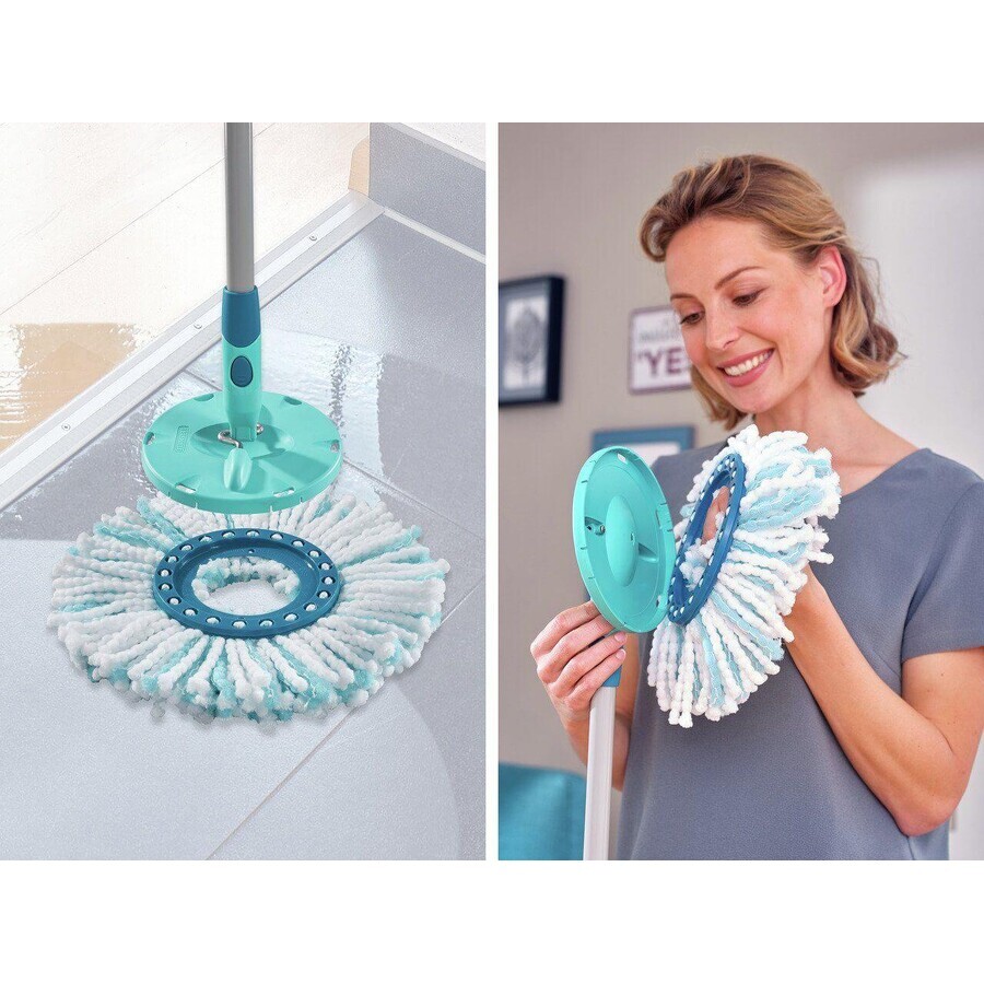 Leifheit Clean Twist Disc Mop micro duo, Ersatzmoppkopf