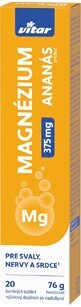 Vitar MAGNESIUM 375 mg mit Ananas-Geschmack 20 Brausetabletten