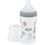 Nuk Perfect Match bottle with temperature control, gray 260 ml