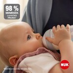 Nuk Perfect Match bottle with temperature control, gray 260 ml