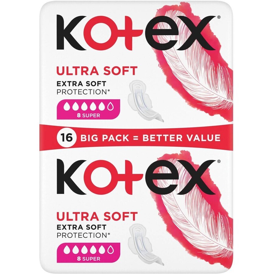 Kotex Ultra SOFT Super 16 pcs