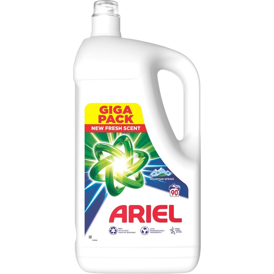 Ariel Flüssigwaschmittel, Mountain Spring Clean & Fresh 4,5 l