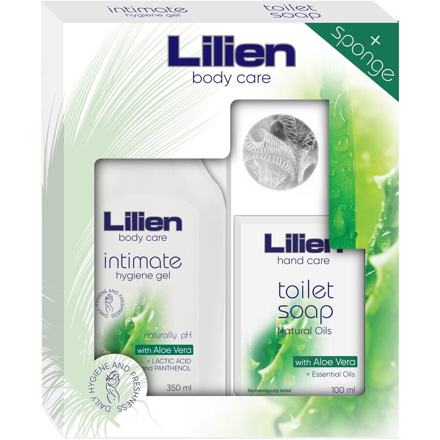 Lilien Gift Pack Intim Intim Aloe vera 3 pcs