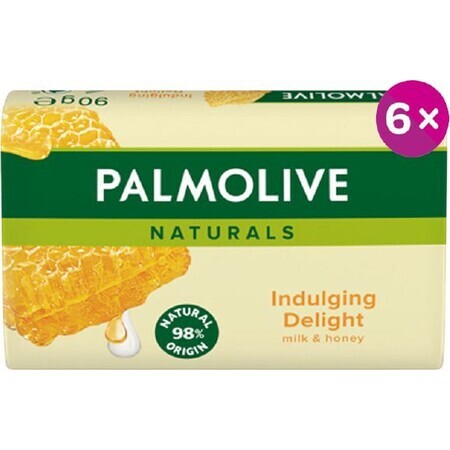 Seife Palmolive Naturals Milch und Honig 6 x 90 g