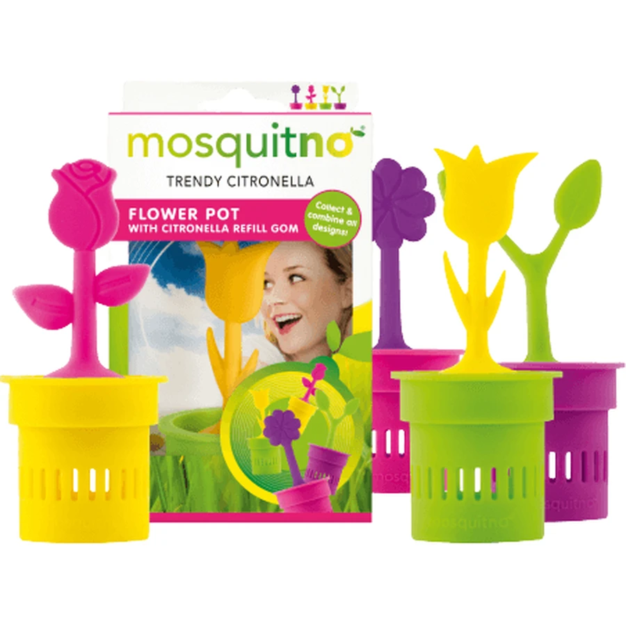 MosquitNo Dekorative Vase, die Zitronelladuft abgibt