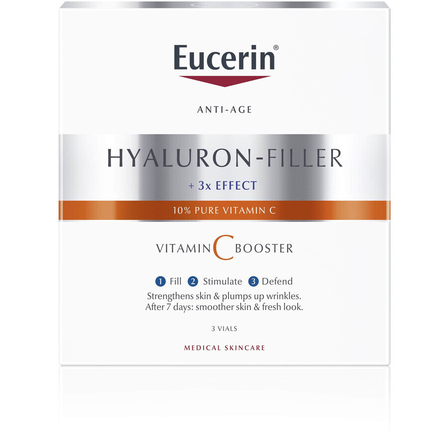 Eucerin HYALURON-FILLER Vitamin C booster 3x7.5ml 3 x 7.5 ml