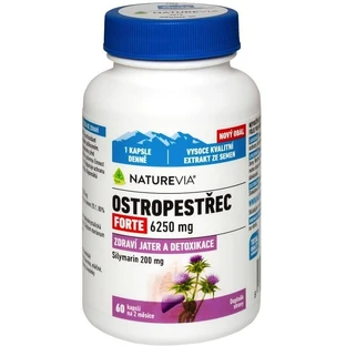 NatureVia Mariendistel FORTE 6250 mg 60 Kapseln