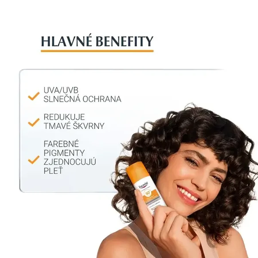 Eucerin PIGMENT CONTROL Emulsione abbronzante viso depigmentante PIGMENT CONTROL (mediamente scura) SPF 50+ 50 ml