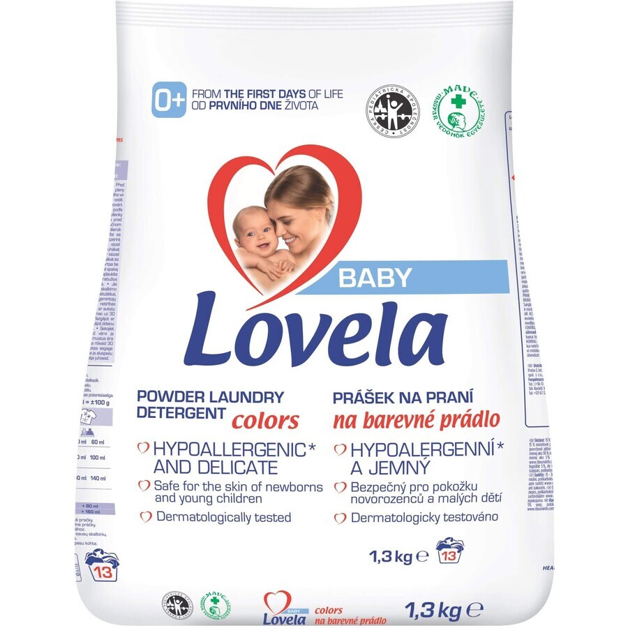 Lovela Baby washing powder for colored laundry 1.3 kg