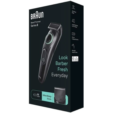 Trimmer pentru barbă Braun Series 3 BT3411