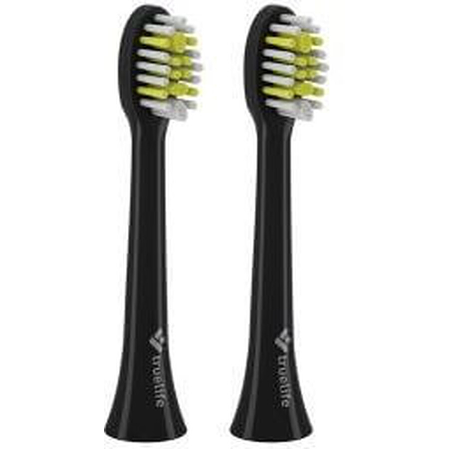 TrueLife SonicBrush Compact SonicBrush gevoelige zwarte koppen 2 stuks