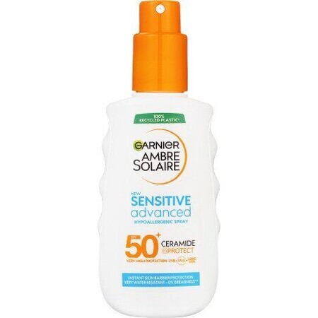 Garnier Ambre Solaire Solaire Sensitive Advanced Pelle leggermente sensibile SPF 50+, 150 ml