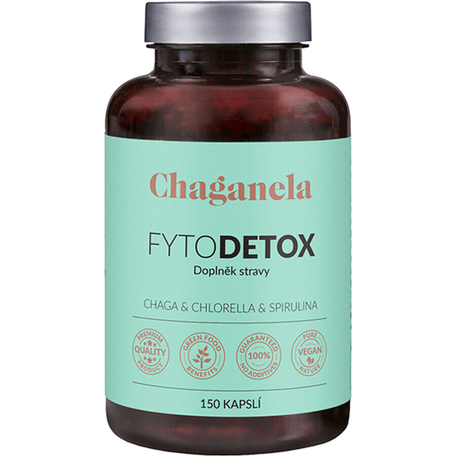 FytoDETOX Chaga + Chlorella + Spirulina 150 Kapseln