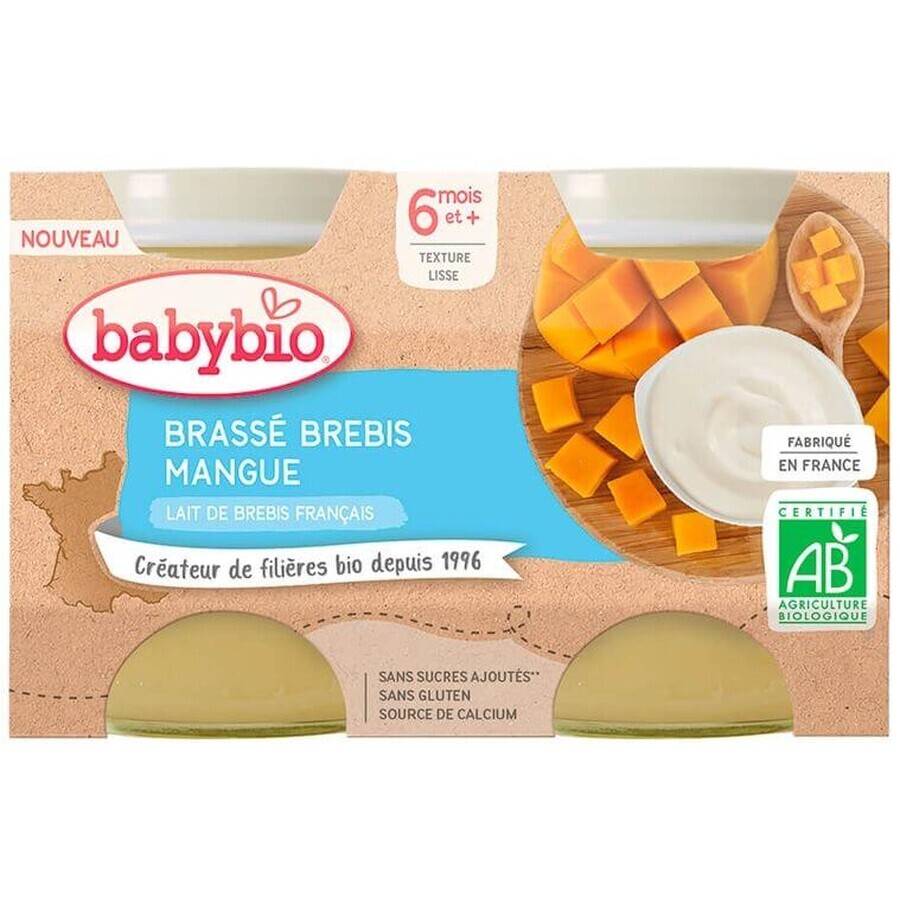 Babybio Schafsmilch und Mango Brasserie 2 x 130 g