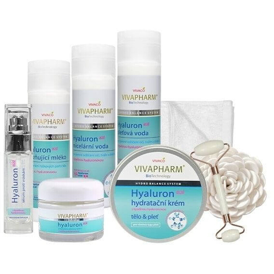 Vivaco Vivapharm Hyaluron Hyaluronzuur Vivaco Vivapharm Hyaluron Hyaluronzuur Exclusieve geschenkmand in een cosmetische tas