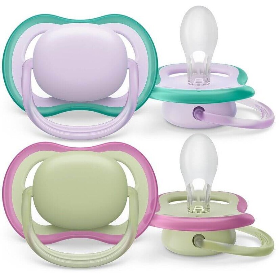 Philips Avent Soother Ultra Soother neutral air 0-6m girl purple 2 pcs