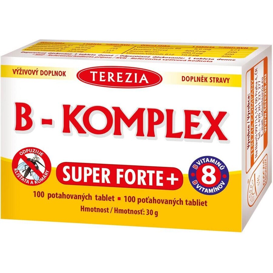 Therese B-Complex Super Forte+ 100 tabletten