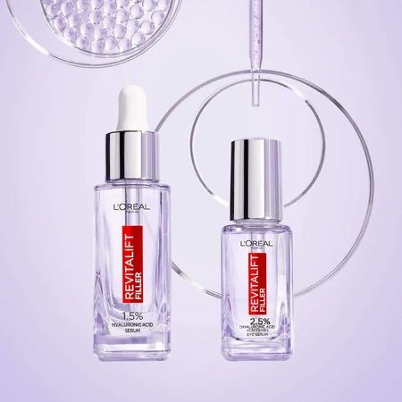 L'Oréal Paris Revitalift Filler Ser antirid cu 1,5% acid hialuronic pur 30 ml