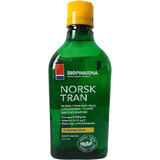 Bio Pharma Norwegisches Fischöl mit natürlichem Zitronengeschmack - Norsk Tran 375 ml