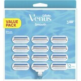 Cabezales de recambio Gillette Venus Smooth 12 unidades