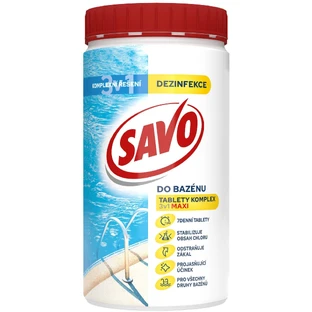 Savo Schwimmbad Chlortabletten MAXI complex 3in1 1,2 kg