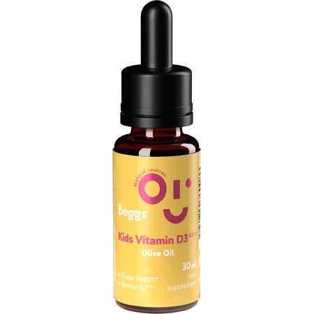 Beggs Kids Vitamin D3 400 IU Organic Olive Oil 30 ml