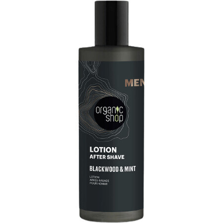 Organic Shop Aftershave mit Schwarzholz und Minze 150 ml