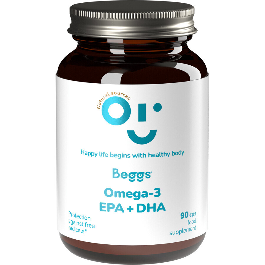 Beggs Omega-3, EPA+DHA 90 capsules