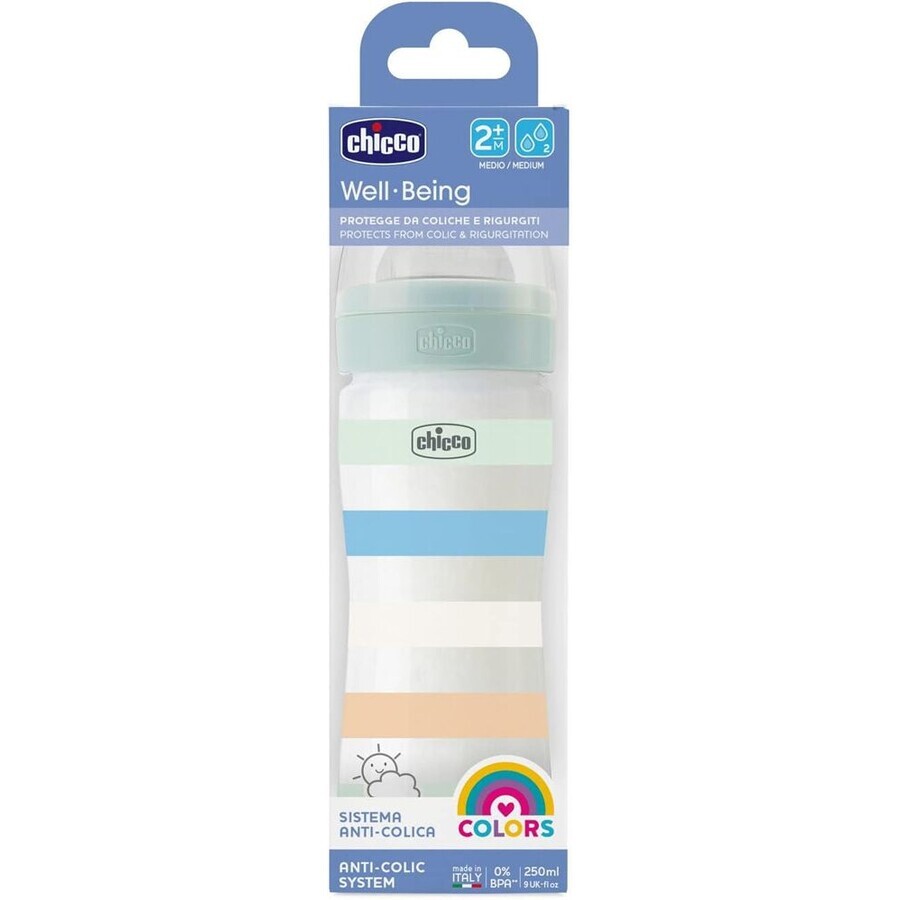 Chicco Biberon Benessere in silicone 250 ml