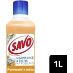 Savo Desinfektions- und Bodenreinigungsmittel Orange und Minze 1 Liter