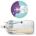 Biberon Natural Response de Philips Avent avec valve AirFree 260 ml, 1m+ éléphant