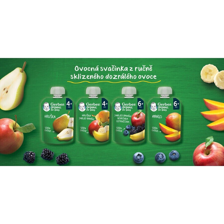 Gerber Organic Capsule pear, apple and banana 90 g