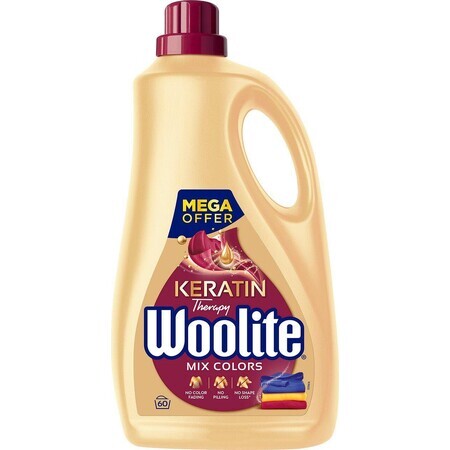 Woolite Mix Colours Keratin Waschgel 60 Wäschen 3,6 l