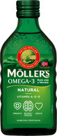 Mollers Omega 3 Fisch&#246;l Natur Lebertran 250 ml