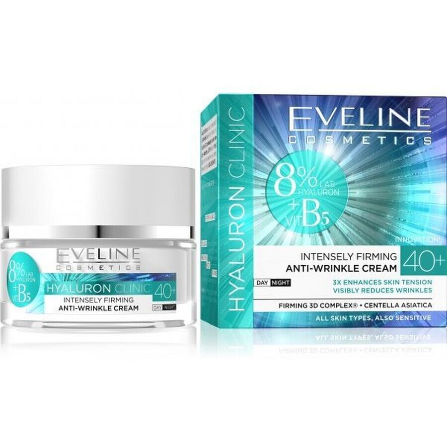 Eveline Cosmetics Hyaluron Expert Tages- und Nachtcreme 40+, 50 ml