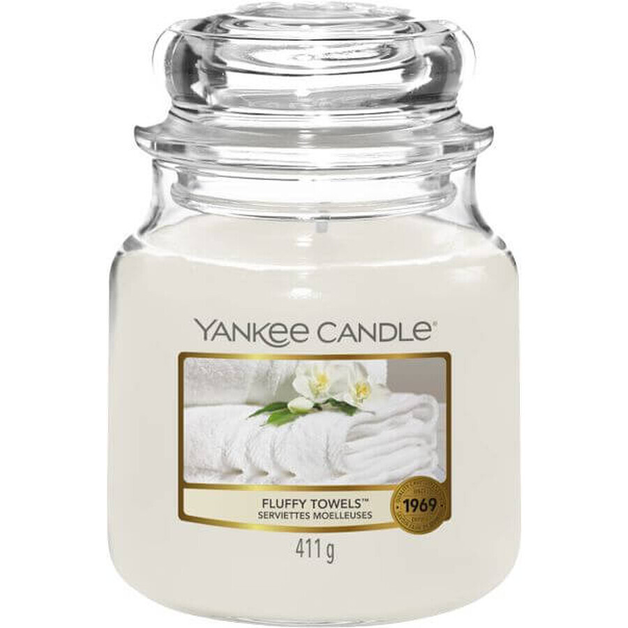 Yankee Candle Medium Kerze Flauschige Handtücher 411 g