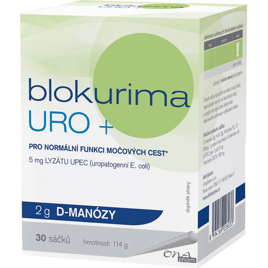 Blokurima URO+ 2g D-mannosio bustina 30 pz.