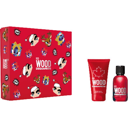 Set Dsquared2 Red Wood - EdT + Körperlotion