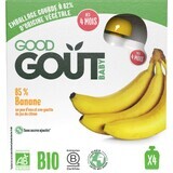 Good Goût Good Gout Organic Banana 4 x 85 g