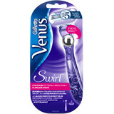 Gillette Venus Venus Swirl Extra glatter Rasierer + Scherkopf